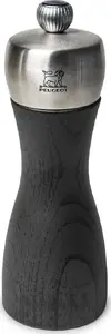 Pepper mill PEUGEOT Fidji 15 cm — grafīta koka korpuss, nerūsējošā tērauda mehānisms