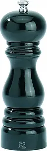 Salt mill PEUGEOT Paris 18 cm, beech wood, black lacquered