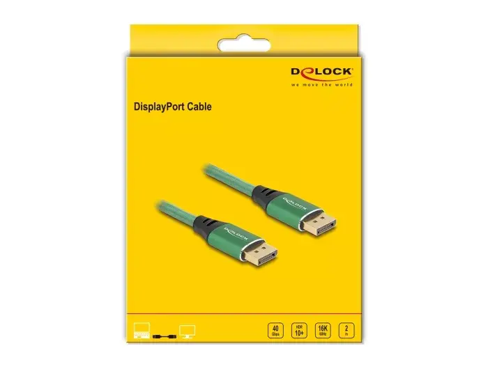 DeLOCK DisplayPort Cable 16K 60 Hz Photo 2
