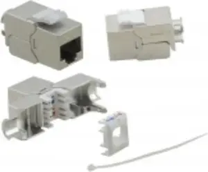 Keystone module helos Cat 6a 180° Premium GHMT Certified 4PPoE