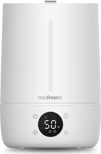 Gaisa mitrinātājs Medisana AH 663 ultraskaņas 4.5 L, 300 ml/h, līdz 30 m², LED, skārienvadība, balts/melns