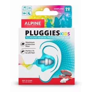 Многоразовые беруши Alpine Pluggies Kids Синие Белые 2 шт Маленькие