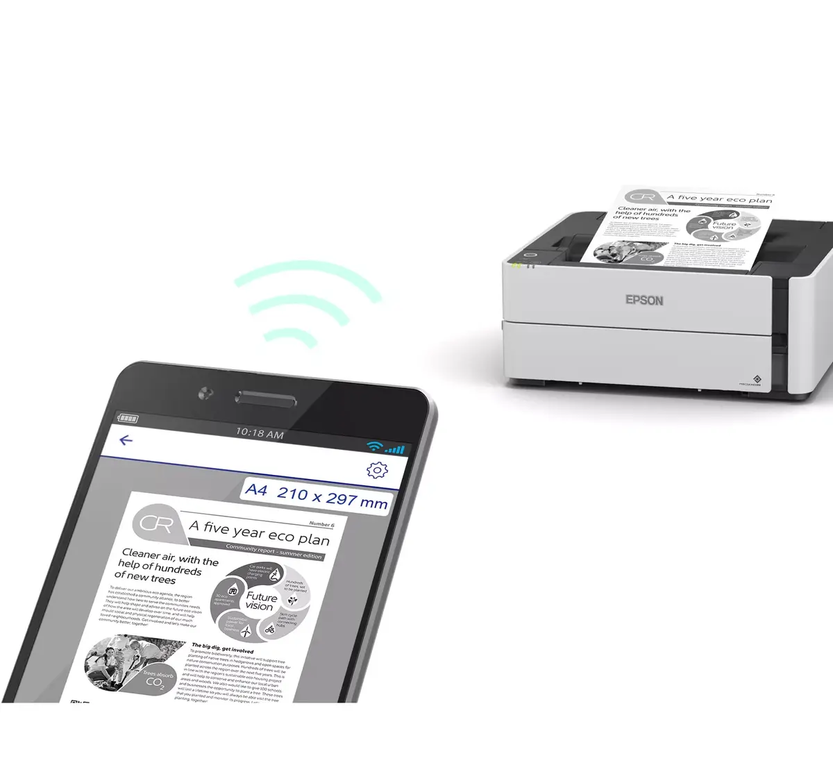 Принтер Epson EcoTank ET-M1180 Photo 6