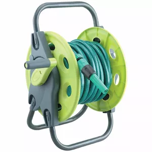 Катушка для шланга BESK 9122440 со шлангом 15 м и аксессуарами