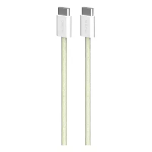 USB cable PURO PUCCCFABK415MTYEL 1.5m USB C Yellow