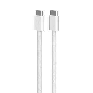 USB kabelis PURO PUCCCFABK415MTWHI USB 2.0 1.5 m USB C Balts