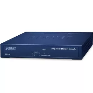 Сетевой медиаконвертер PLANET LRE-104 100 Mbit/s Синий 2000 м