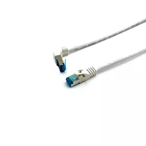 Сетевой кабель Equip Cat.6A S/FTP Patch Cable угловой в прямой RJ-45 1.0м белый