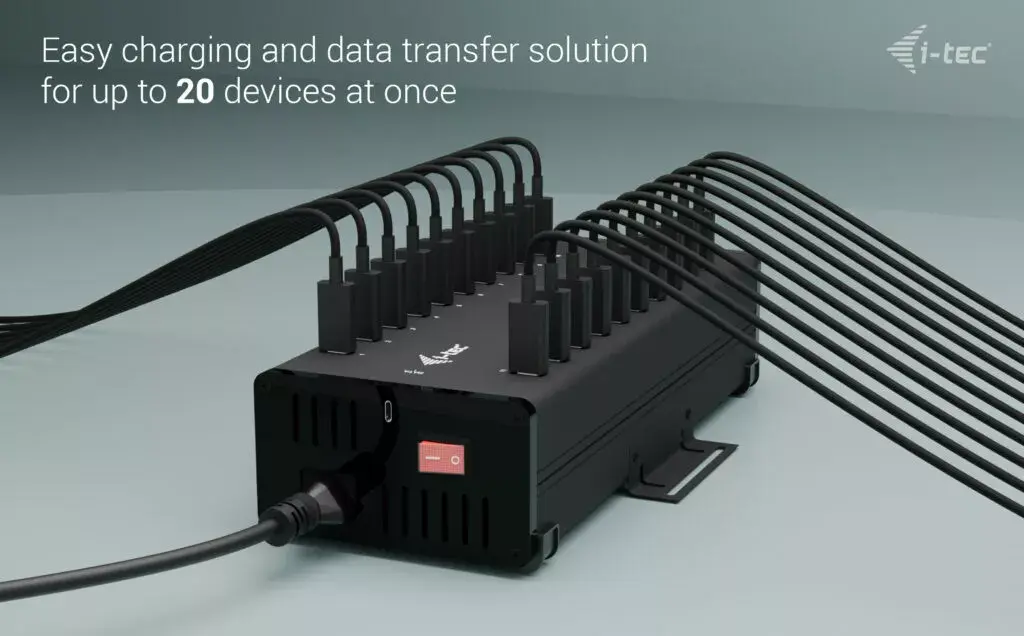 i-tec USB-C/USB-A Metāla Lādētāja Hubs Photo 6