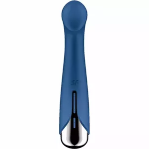 Вибратор Satisfyer SPINNING G-SPORT 1 ротатор, силикон, синий