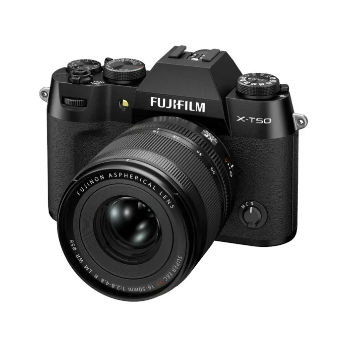 Fujifilm X-T50 bezspoguļa kamera ar XF16-50mmF2