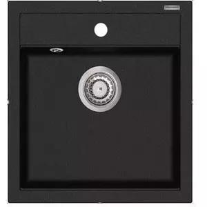 Sink AQUASANITA Tesa SQT100-601W-7783 Black — undermount/surface kitchen sink, single bowl, black finish