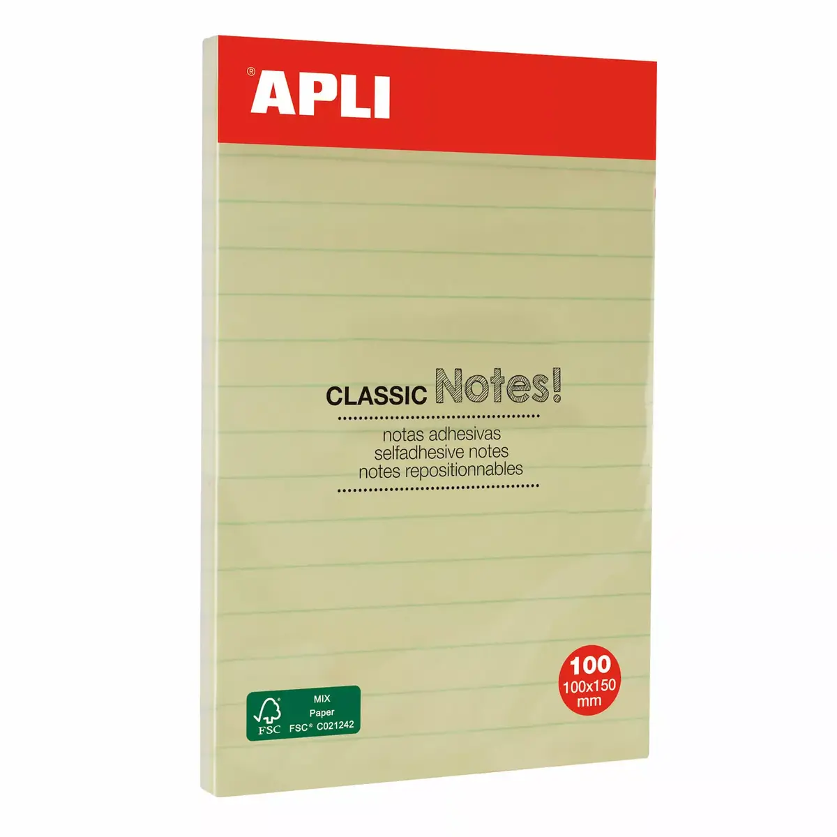 Apli CLASSIC līmējamās lapiņas 100 x 150 mm, 100 loksnes Photo 2