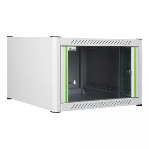 Sienas montāžas skapītis Lanview RWM06U56WH 6U IP20 Balts