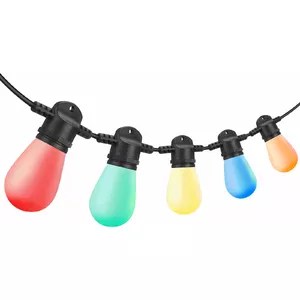 Decorative string lights ArtFlow S14 E27×10 5 m colorful
