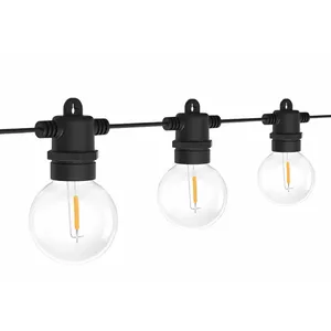 String Lights ArtFlow G40 E12 — 10 bulbs, 5 m cable, warm white