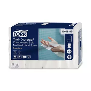 Бумажные полотенца Tork Xpress Soft H2 2-слоя 225 листов 22,2×24 см белые