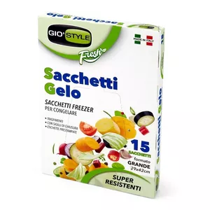 Морозильные пакеты gio'style 115965004, 15 шт., 29×42 см, толщина 30 мкм