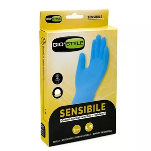 Disposable Natural Latex Gloves gio'style 115992025 Blue Size L/9 (31×11.5×0.5 cm)