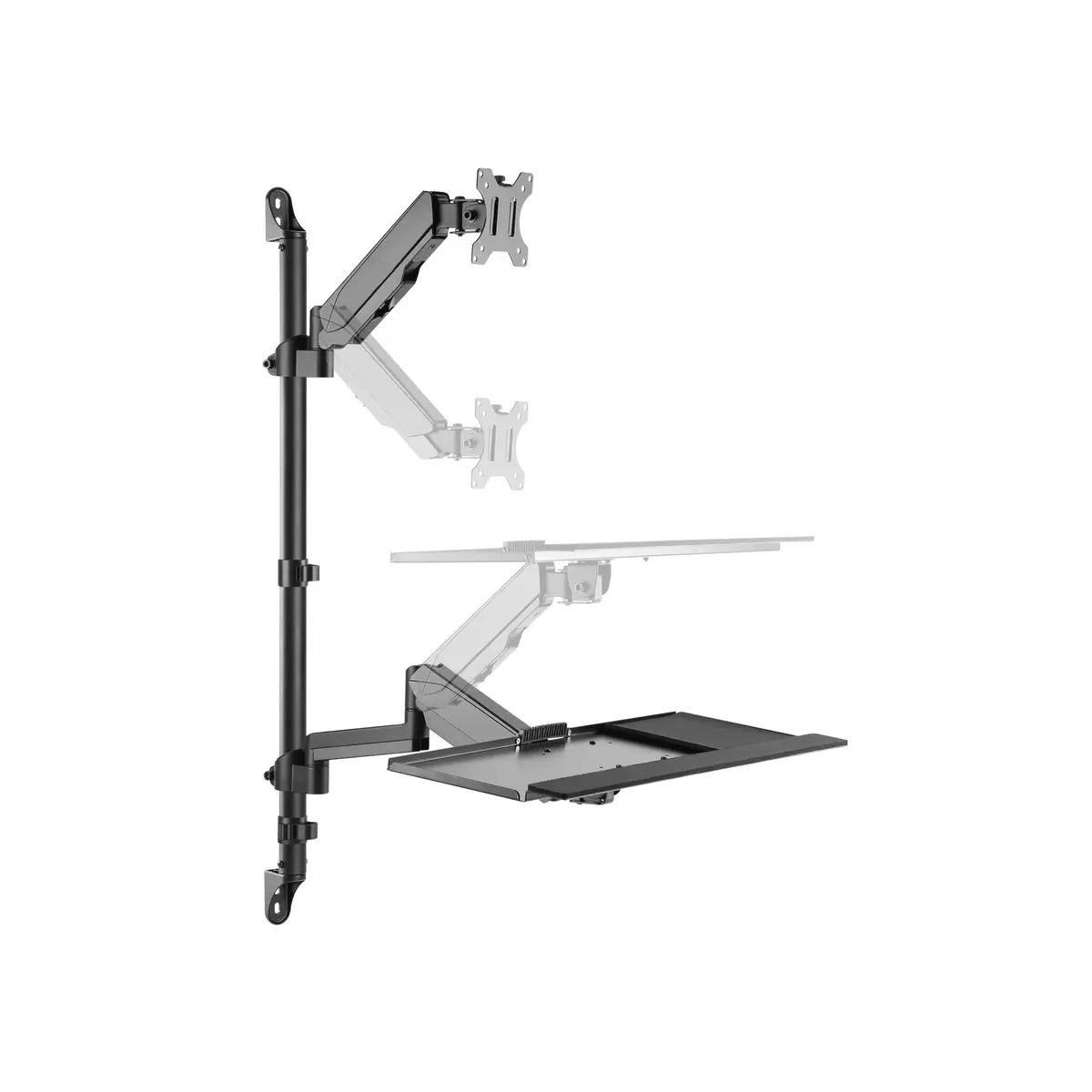 Sienas montēta darba stacija Equip 17"-32" Photo 3
