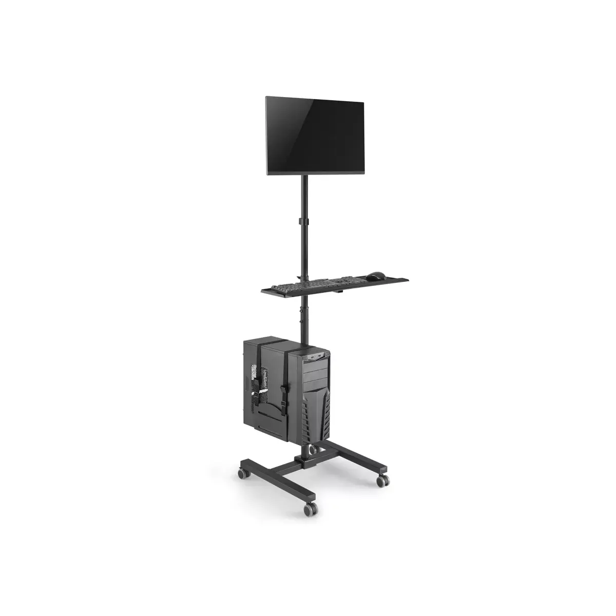 Multimediju rati Equip 17"-32" Viena monitora mobilā darba stacija Photo 2