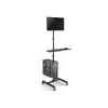 Multimediju rati Equip 17"-32" Viena monitora mobilā darba stacija Photo 2