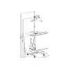 Multimediju rati Equip 17"-32" Viena monitora mobilā darba stacija Photo 11