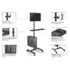 Multimediju rati Equip 17"-32" Viena monitora mobilā darba stacija Photo 15