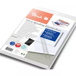Binding Kit Peach 510758 60 pcs Black Silver White 6 mm