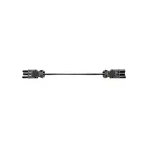Power cable Bachmann 375.072 Black 1 m ST18