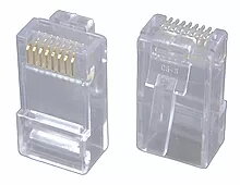 RJ45 savienotājs SOLARIX CAT5E UTP 8P8C