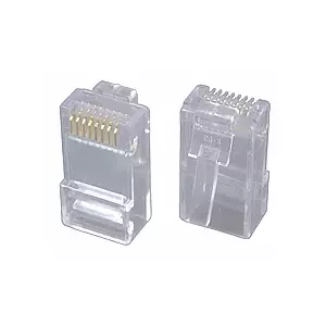 RJ45 Connector SOLARIX CAT5E UTP 8P8C, single-piece