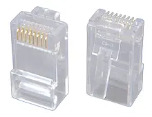 RJ45 savienotājs SOLARIX CAT5E UTP 8P8C Photo 2