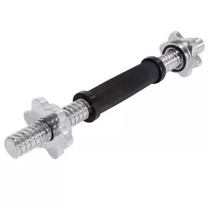 Гриф для гантели резиновый Sourcing DLB025 35 см Outliner — резиновое покрытие, короткий гриф 35 см
