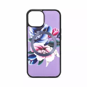 Чехол‑кошелек и тонкий защитный чехол Evelatus для Apple iPhone 15 — фиолетовый