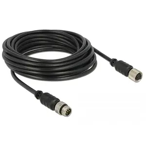 Navilock 62974 seriālais kabelis Melns 5 m M8