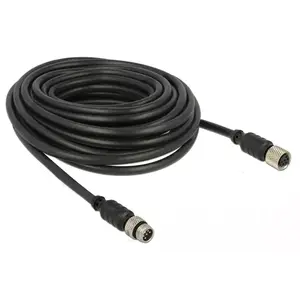 Navilock 62975 seriālais kabelis Melns 10 m M8