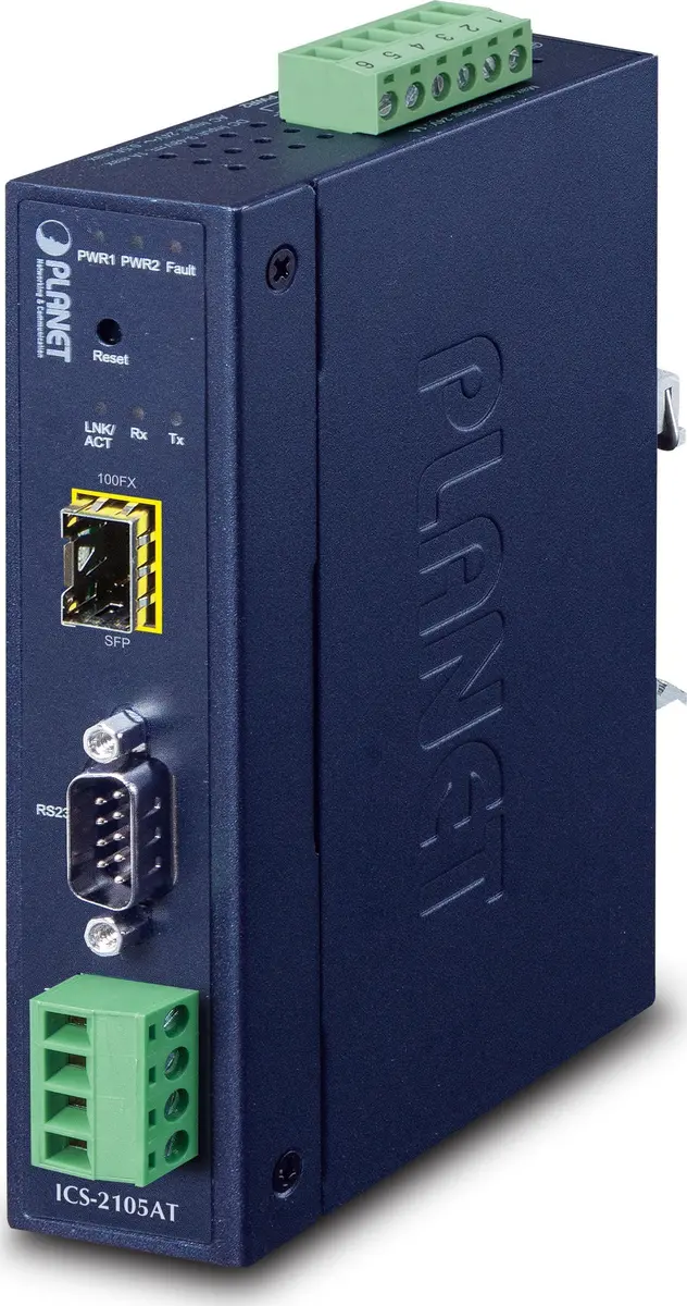 PLANET IP30 Rūpnieciskais 1-portu sērijas serveris