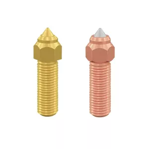 Nozzle kit for Creality K1 / K1 Max / CR-M4 / ENDER-3V3KE — brass, copper, hardened steel, 0.4 mm