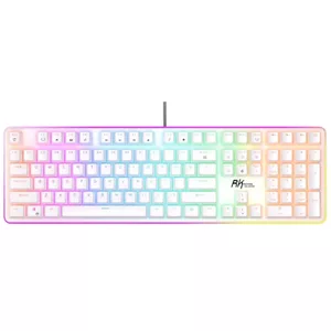 Mechanical keyboard Royal Kludge RK918 White with Red switches, US layout
