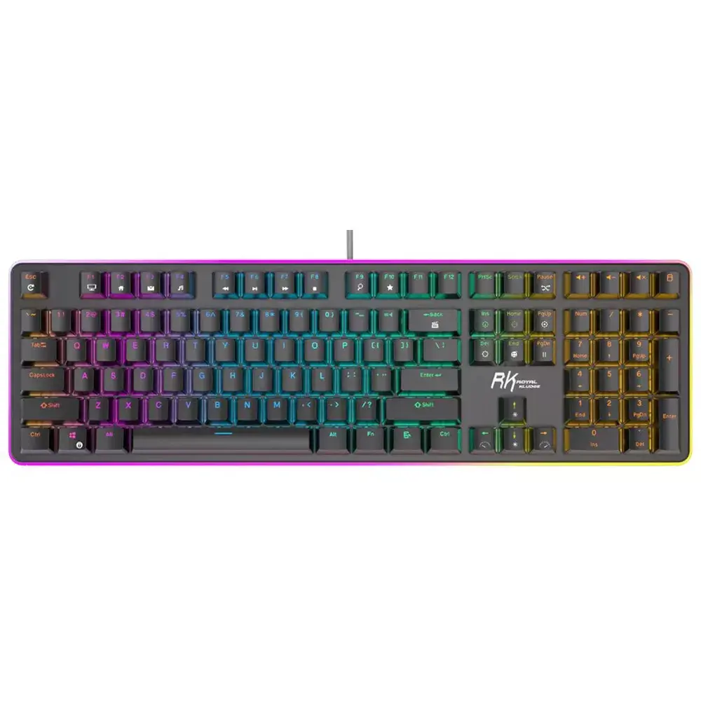 Mehāniskā tastatūra Royal Kludge RK918 melna