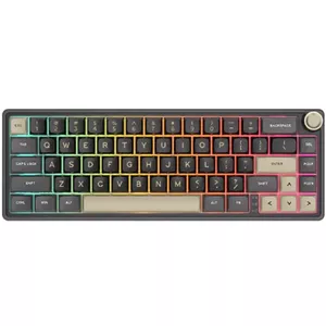 Mechanical keyboard Royal Kludge R65 Phantom with Chartreuse switches, US layout