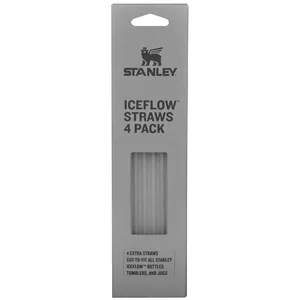 Set of 4 straws for The IceFlow transparent thermo bottles