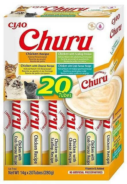 Mitras kaķu kārumi INABA Churu komplekts