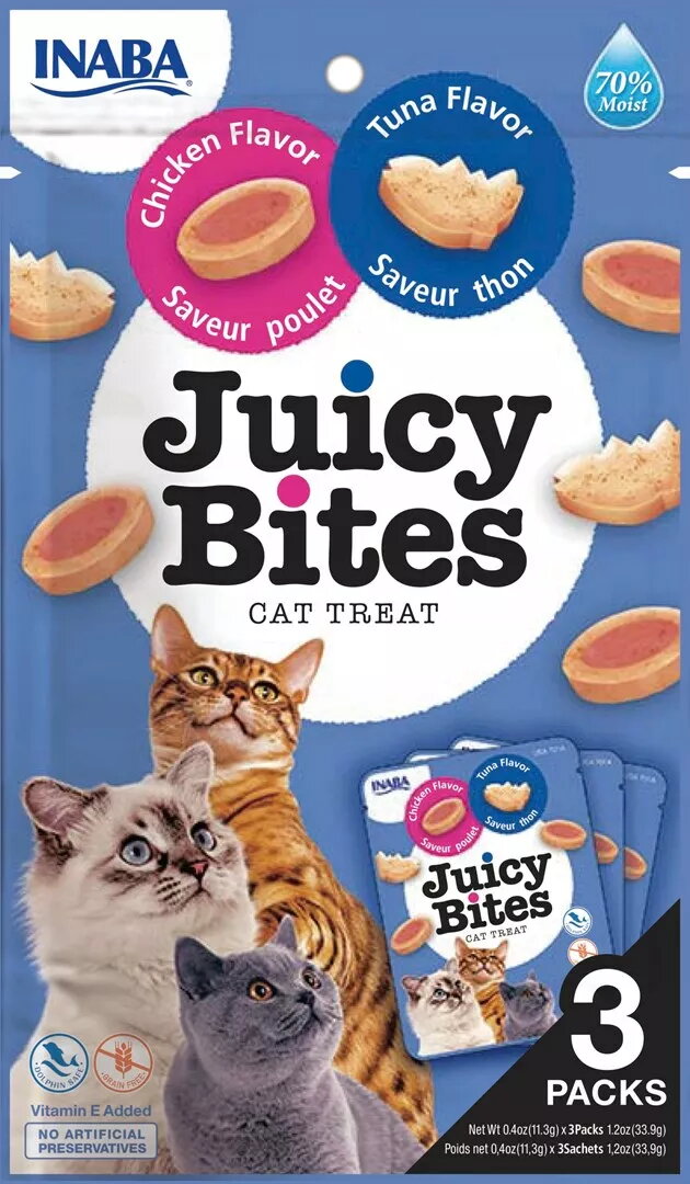 Mitras kaķu našķi INABA Juicy Bites