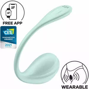 Vibrator Satisfyer Silicone Water Green