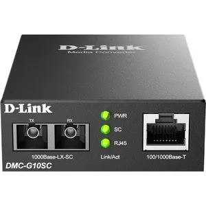 Медиаконвертер D-Link DMC-G10SC/E 100/1000BaseT → 1000BaseLX SC оптика