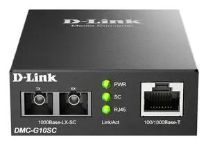 D-Link DMC-G10SC/E tīkla mediju pārveidotājs 1000 Mbit/s Viinrežīma SC 10000 m