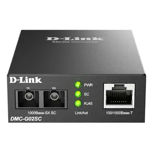 Медиаконвертер D-Link DMC-G02SC/E — 100/1000Base-T в 1000Base-SX SC многомодовый, 550 м, 1 Гбит/с