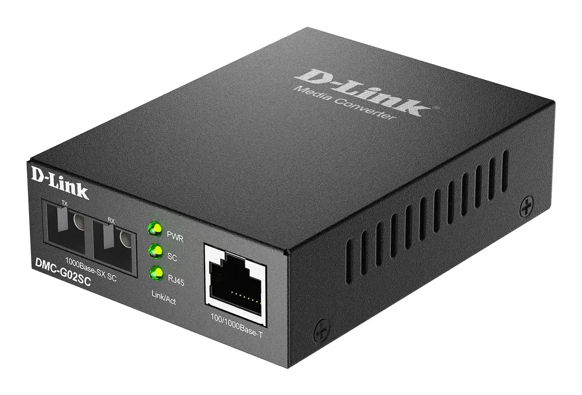 Медиаконвертер D-Link DMC-G02SC/E 100/1000Base-T → 1000Base-SX Photo 2